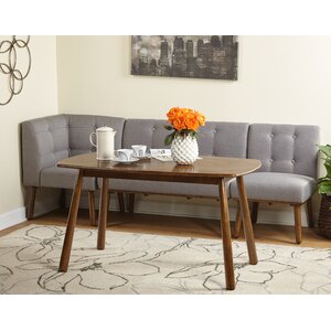 Ivy Bronx Bucci 4 - Piece Rubberwood Dining Set & Reviews | Wayfair